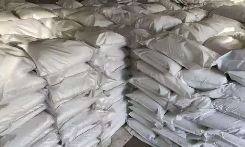 Storage of potassium acetate